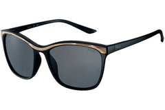 Elle Womens Sunglasses In Black & White Gold
