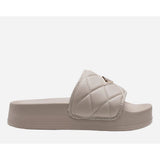 Replay Womens New Lotty Quilt Slides In Beige