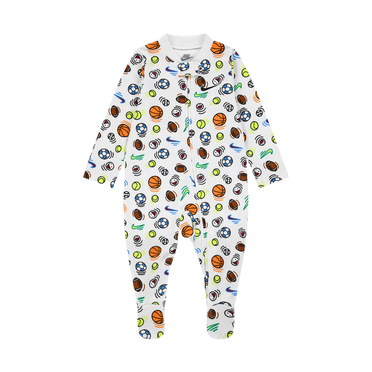 Nike Boys Nsw In The Zone Aop Cove Jumpsuit In White