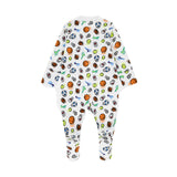 Nike Boys Nsw In The Zone Aop Cove Jumpsuit In White