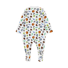 Nike Boys Nsw In The Zone Aop Cove Jumpsuit In White