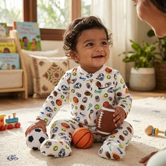 Nike Boys Nsw In The Zone Aop Cove Jumpsuit In White