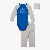 Nike Jordan Boys MJ MVP 3 Piece Box Set In Birch Heather