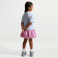 Nike Girls Lace It Up Boxy Tee T-Shits In Ghost