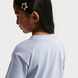 Nike Girls Lace It Up Boxy Tee T-Shits In Ghost