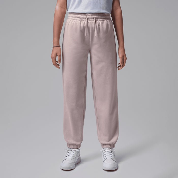 Jordan Girl Brooklyn French Terry Trackpants In Dusty Rose
