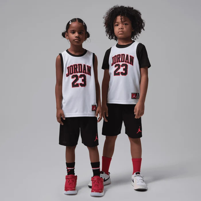 Jordan Boys 2 Piece Jersey In Black and White