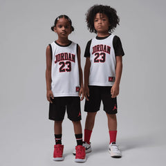 Jordan Boys 2 Piece Jersey In Black and White