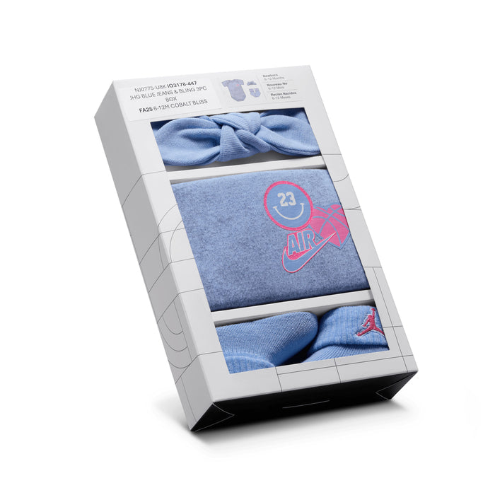 Jordan Girls 3Pc Box Set  In Colbat Bliss
