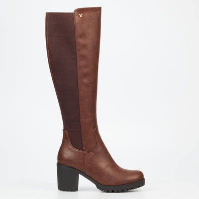 Butterfly Feet Ladies Noel 2 Boots Chocolate