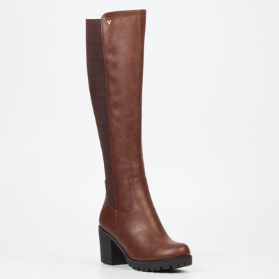 Butterfly Feet Ladies Noel 2 Boots Chocolate