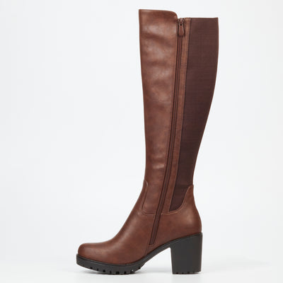 Butterfly Feet Ladies Noel 2 Boots Chocolate