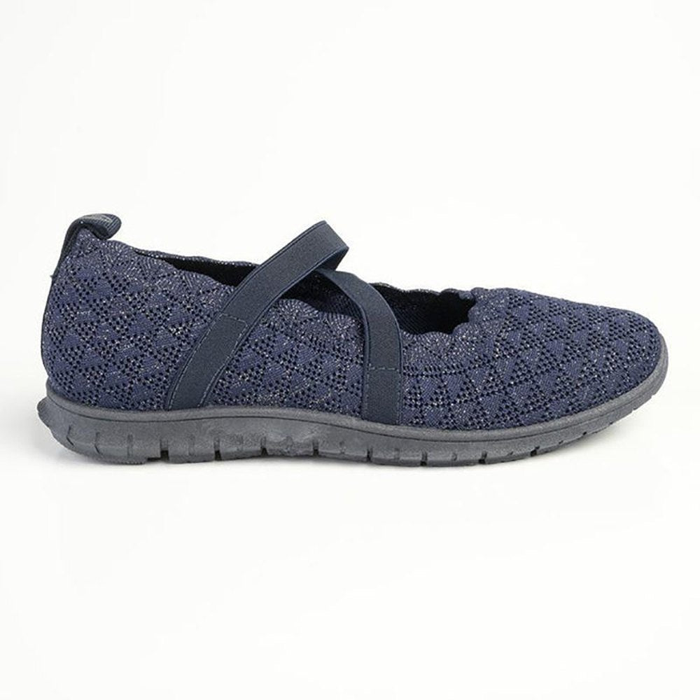 Hush Puppies Ladies Soft Nalini Shoes In Navy