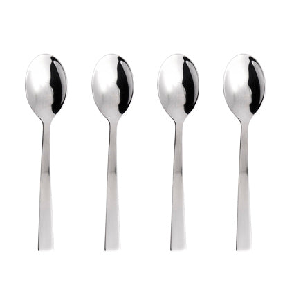 Wechsler 4 Pack Newport Teaspoons In Silver