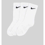 Nike Unisex Kiddies Basic 3 Pack Crew Socks In White