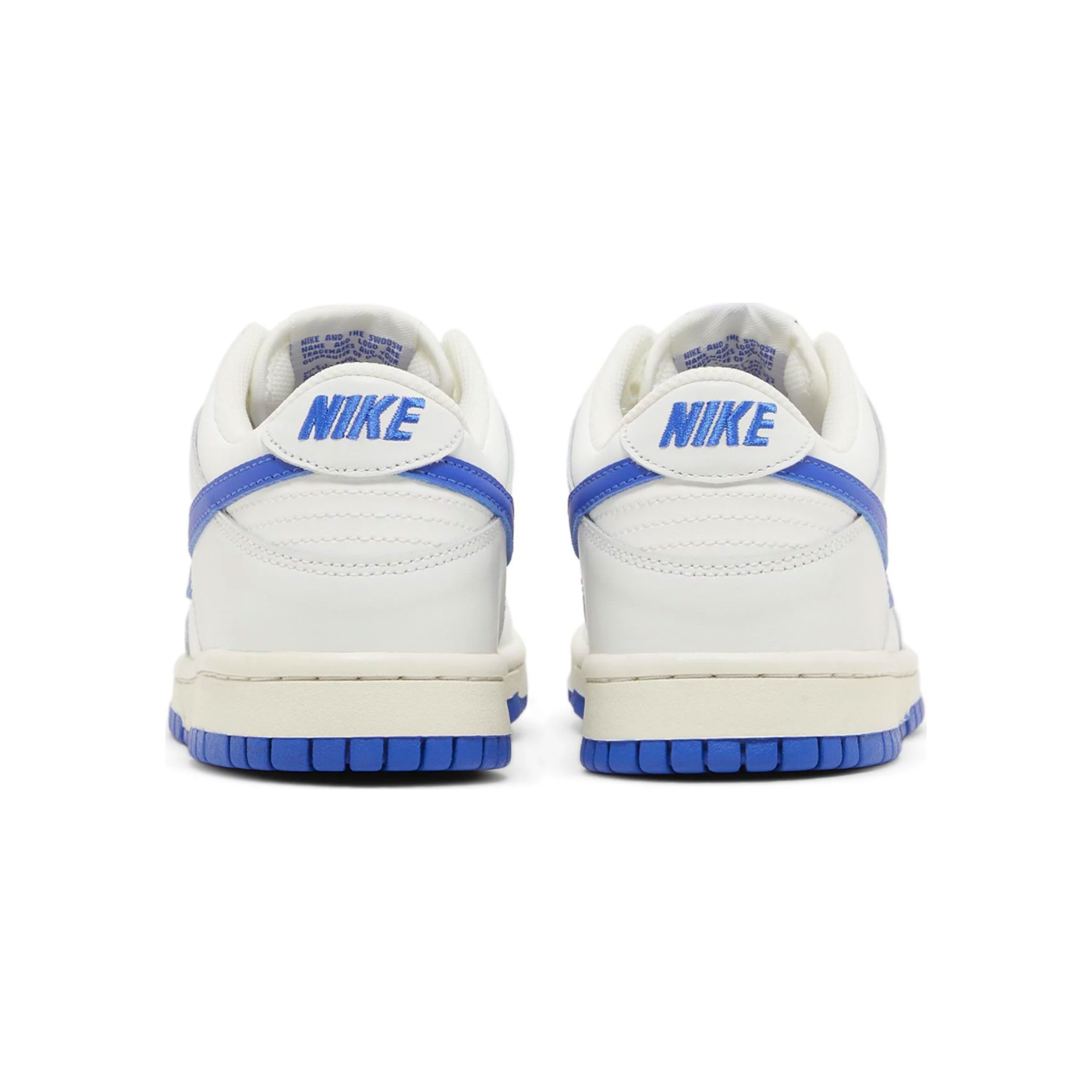 Nike Mens Dunk Low (GS) Sneakers In Summit White/Hyper Royal