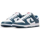 Nike Mens Dunk Low Retro Sneakers In White/Valerian Blue