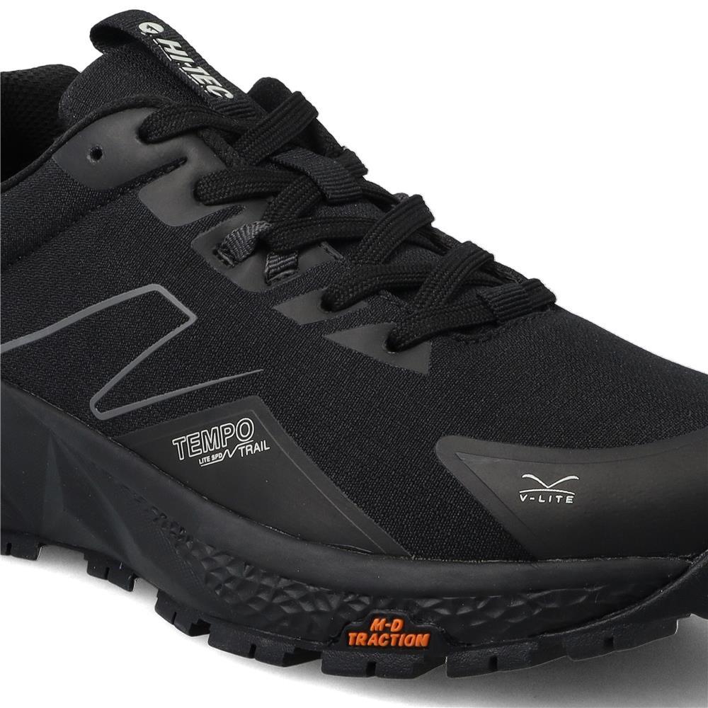 Hi-Tec Mens Geo-Tempo Trail Shoes In Black