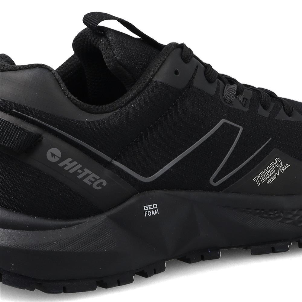 Hi-Tec Mens Geo-Tempo Trail Shoes In Black