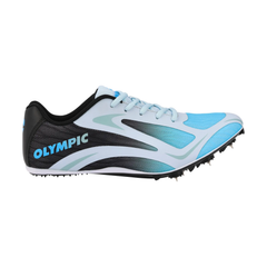 Olympic Boys Vapor Race Sprint Shoes In White & Blue