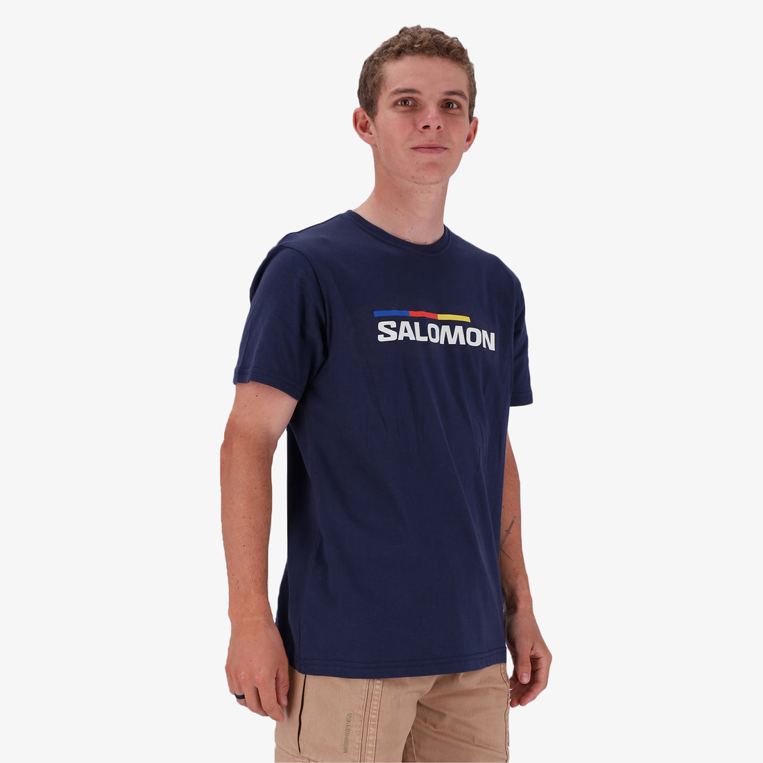 Salomon Mens Old Racer Ii Short Sleeves T-Shirt In Blue