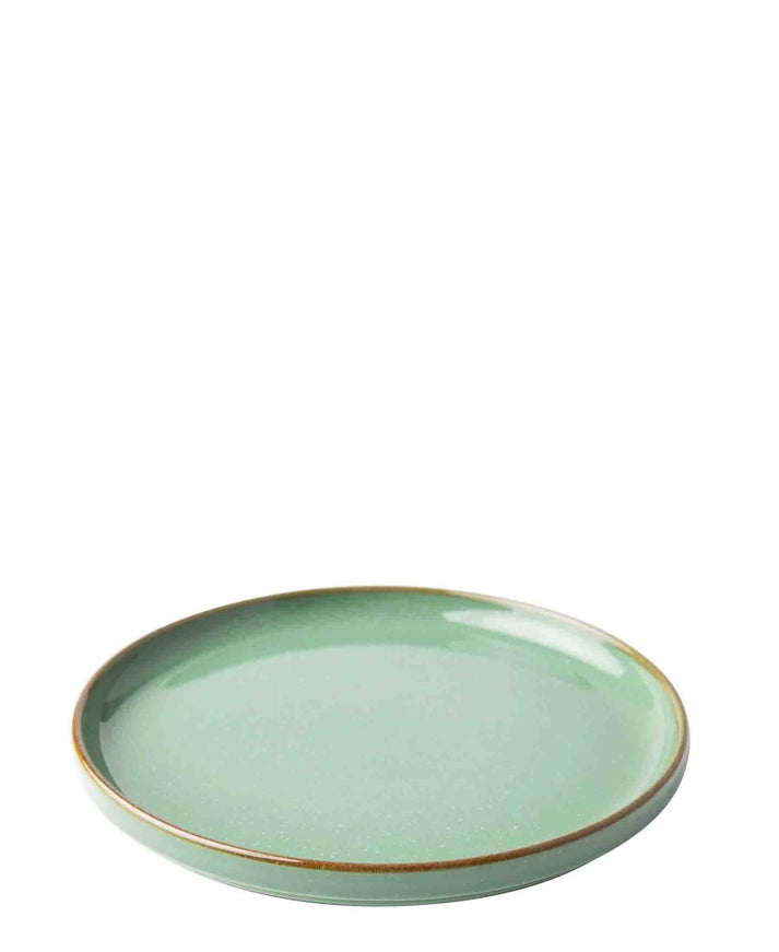 Omada Flat Stackable Side Plate In Green