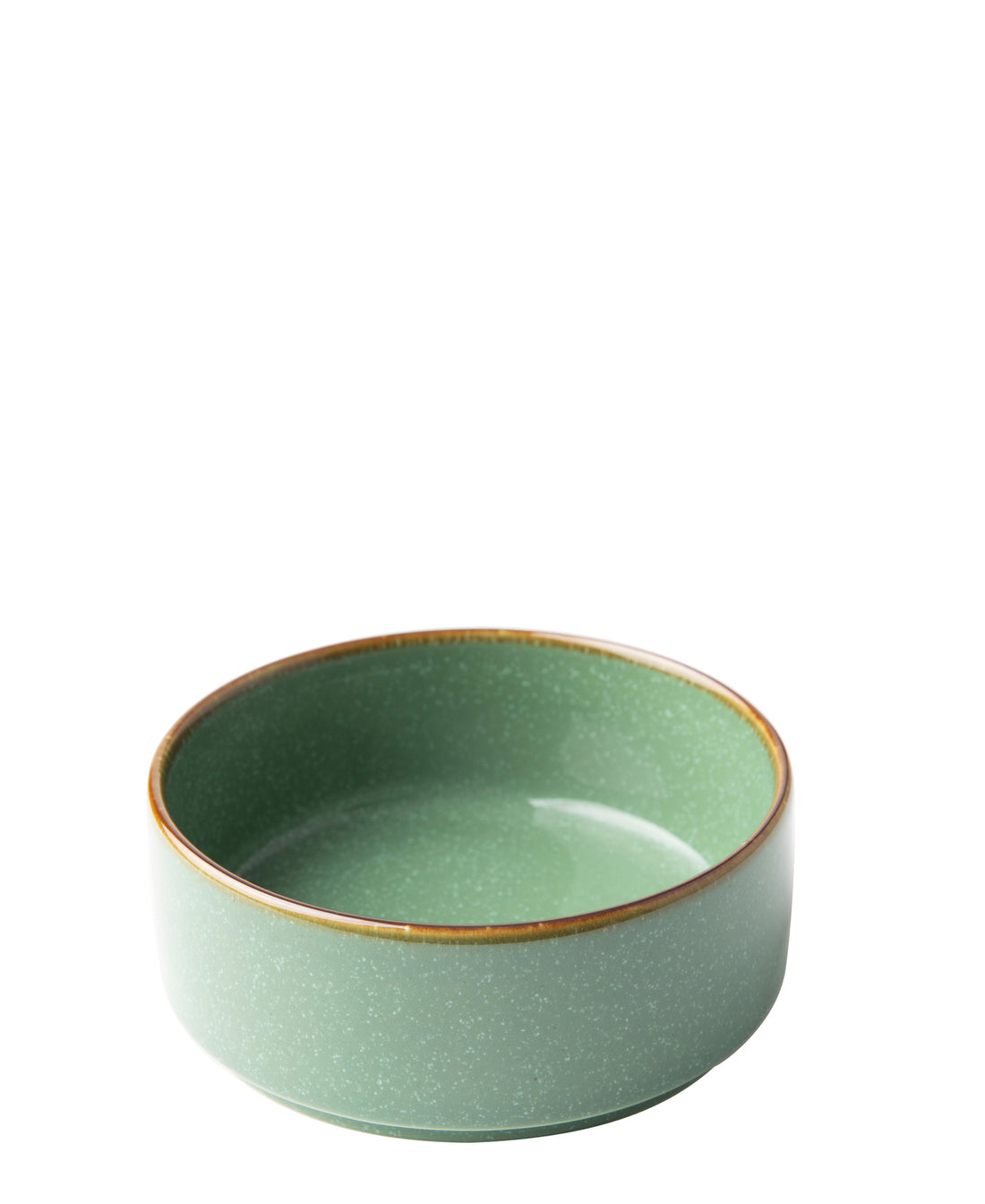 Omada Flat Stackable Nibble Bowl In Green