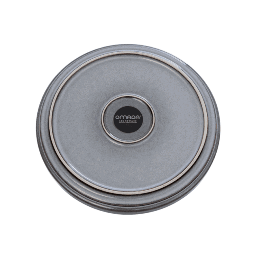 Omada Stonehues Dinner Plate In Grey