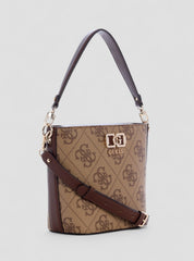 Guess Karnilla Logo Bucket Brown