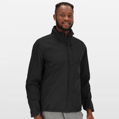 Salomon Wmj8726 Mens Ossa Solftshell Jacket Black