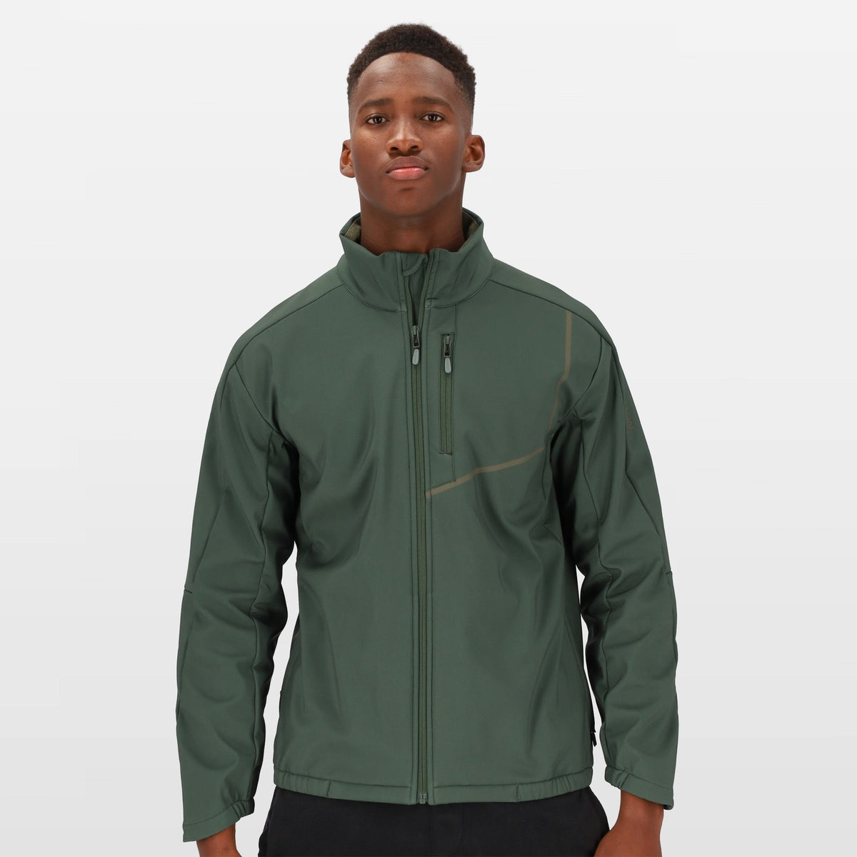Salomon Mens Ossa Softshell Jacket Green