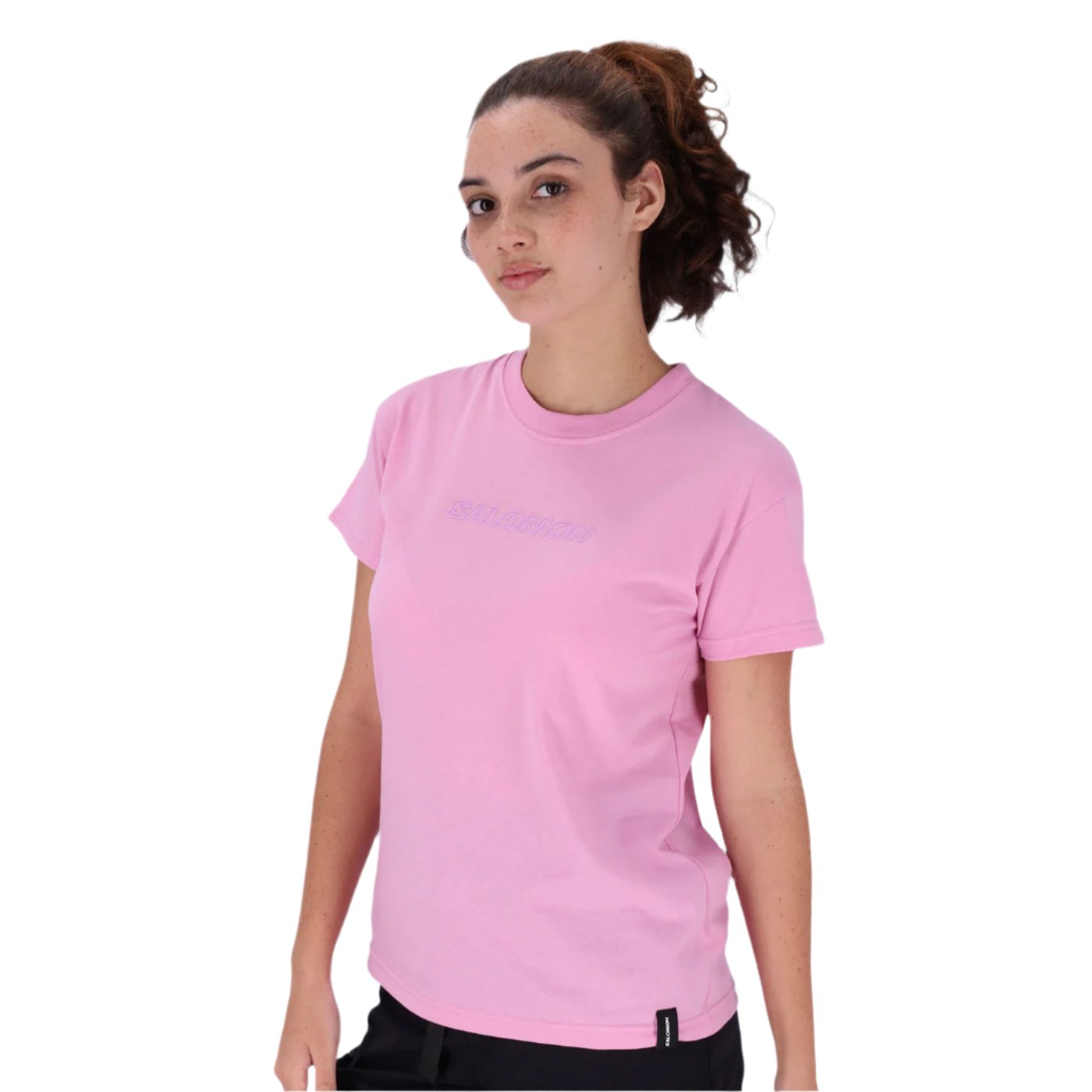 Salomon Sll8971 Womens Outline Ss Tee Lavender