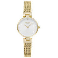 Obaku Diamant Petite Gold 24Mm Watch