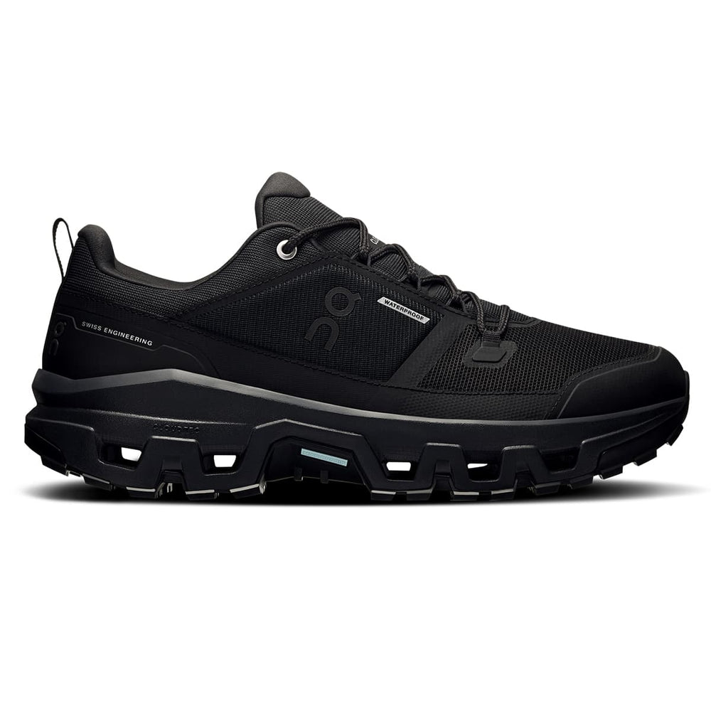 Oncloud Mens Cloudrock Low Waterproof Black