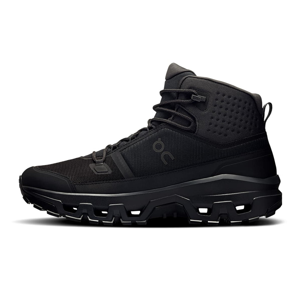 On Cloud Mens Cloudrock Mid Shoes In Black