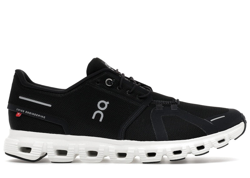 On Mens Cloud 6.0 Shoes In Black And White
