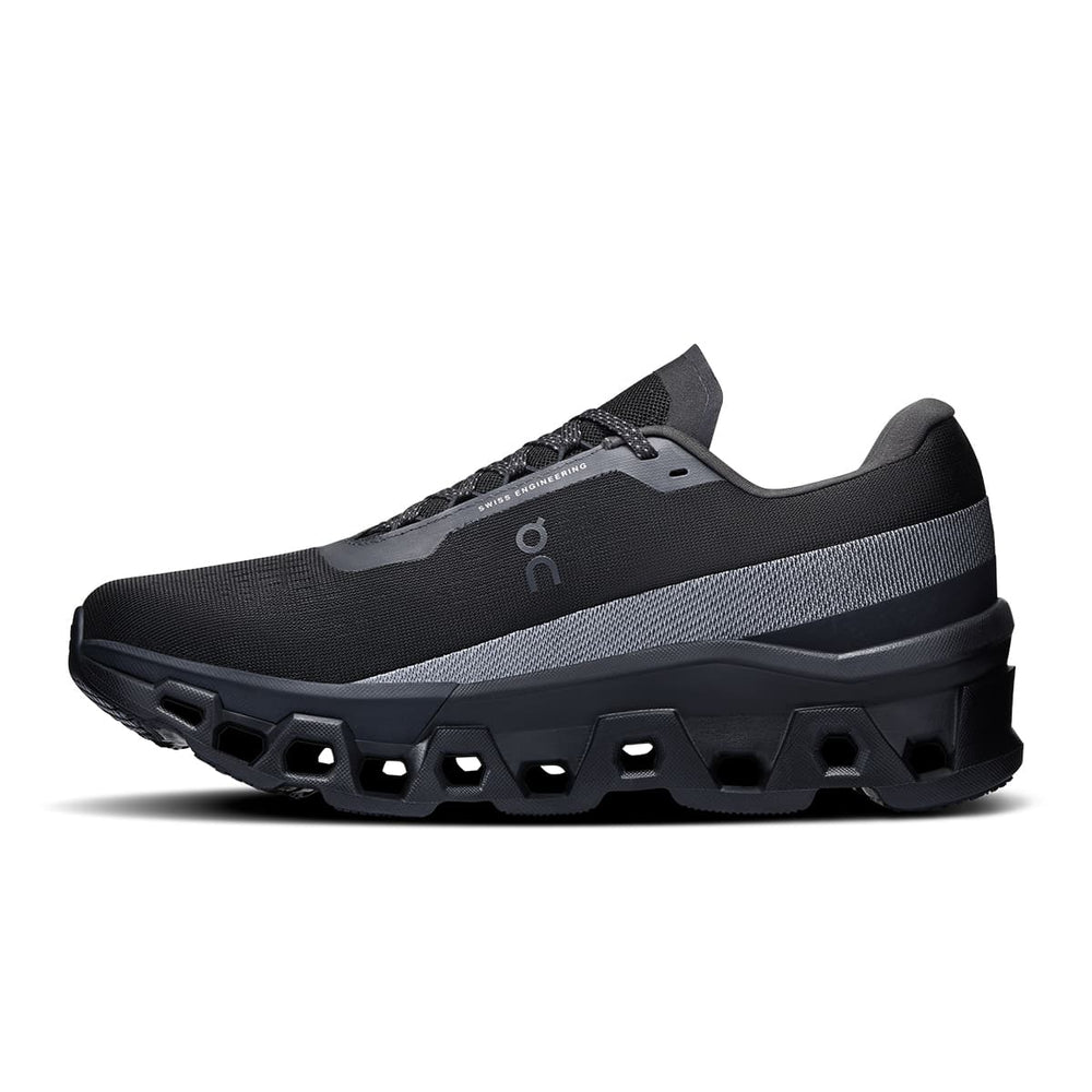 On Cloud Mens Cloudmonster 2.0 Shoes Black