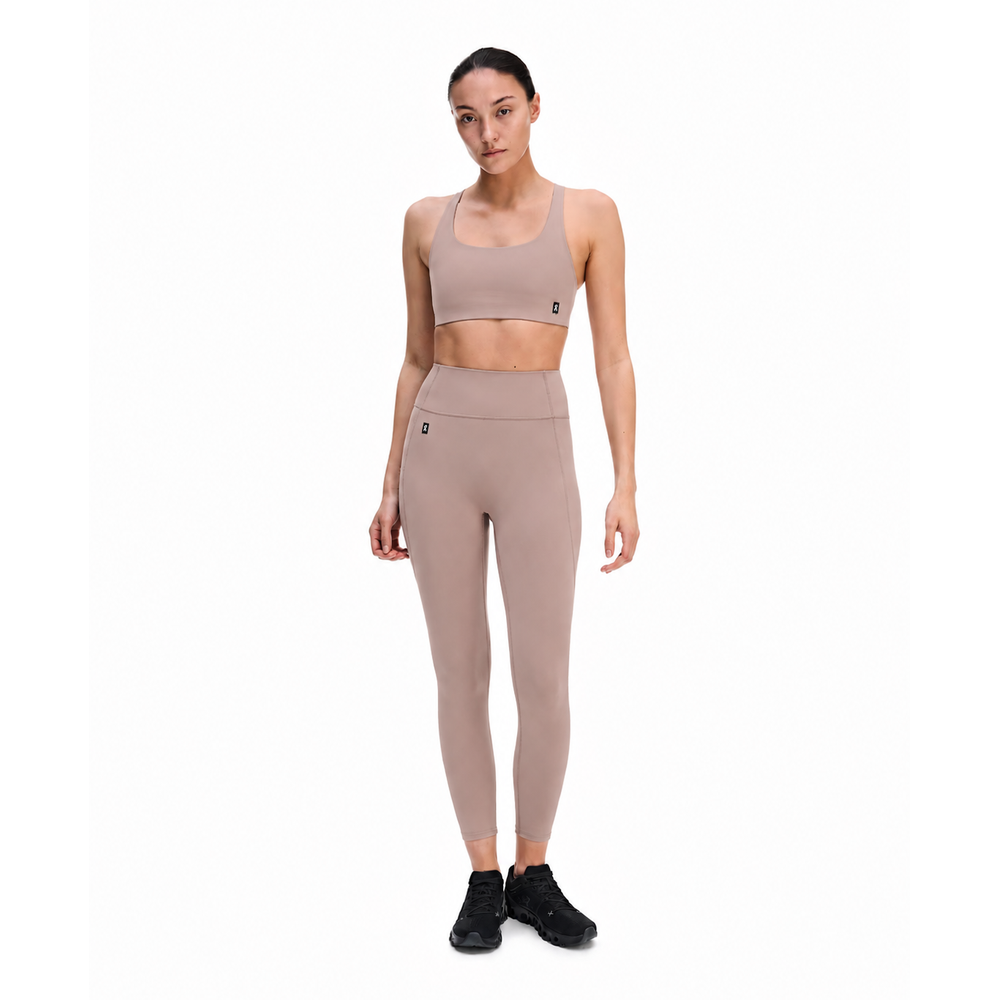 On Womens Studio Tights 7/8 In Clay