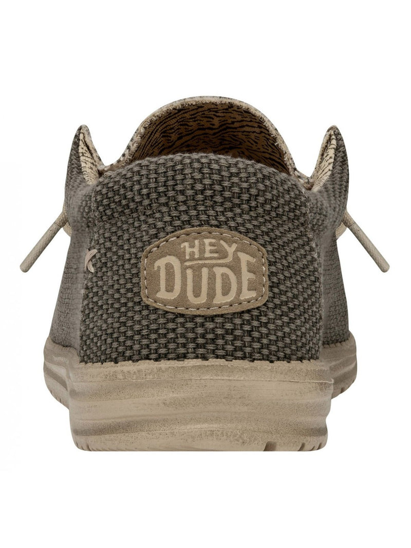 Hey Dude Mens Wally Braided Shoes In Army
