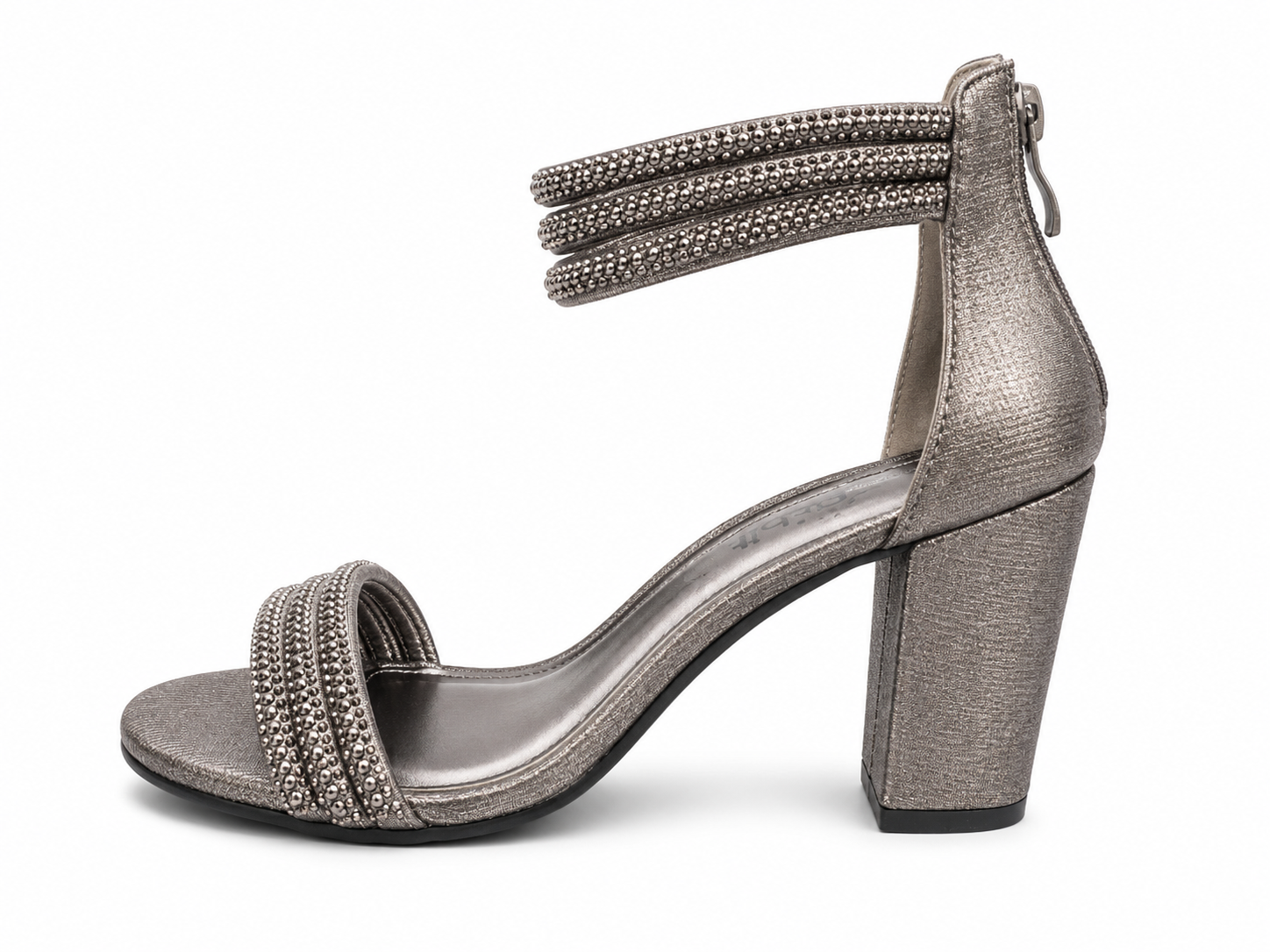 Orbit Ladies Heels In Pewter