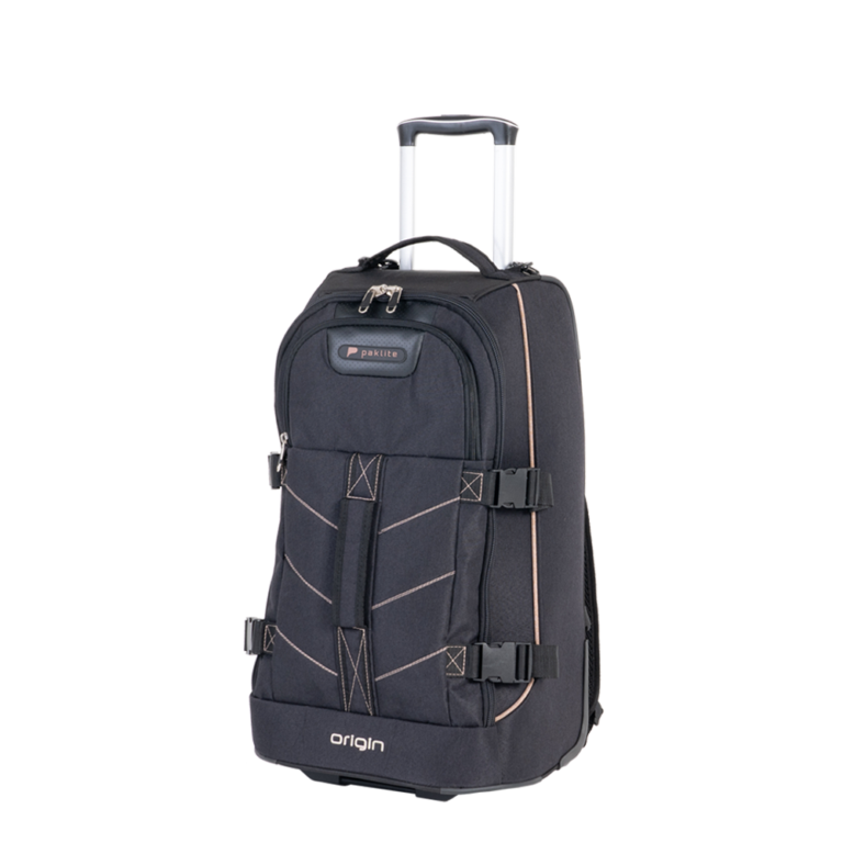 Paklite Origin Trolly Bag In Black