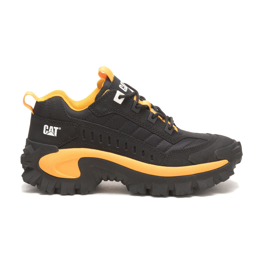 Caterpillar  Mens Intruder Shoes Black Yellow