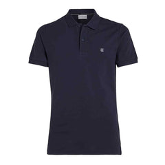 Calvin Kleinj325269 Ck Embro Badge Slim Polo  Navy