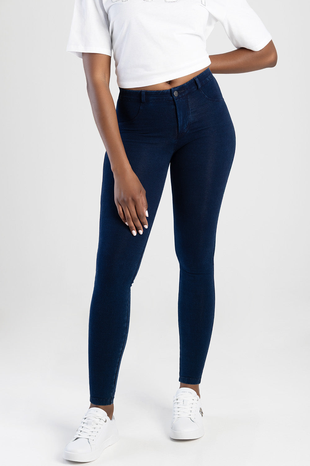 Sissyboy Womens Joey Axel Knit Jeggings In Indigo