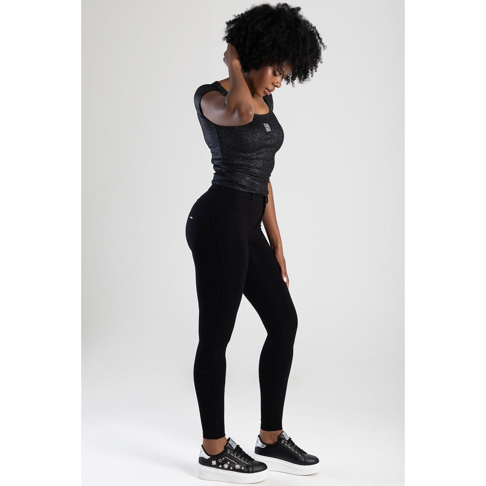 Sissy Boy Womens Joey Axel Knit Jegging In Black