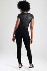 Sissy Boy Womens Joey Axel Knit Jeggings In Black