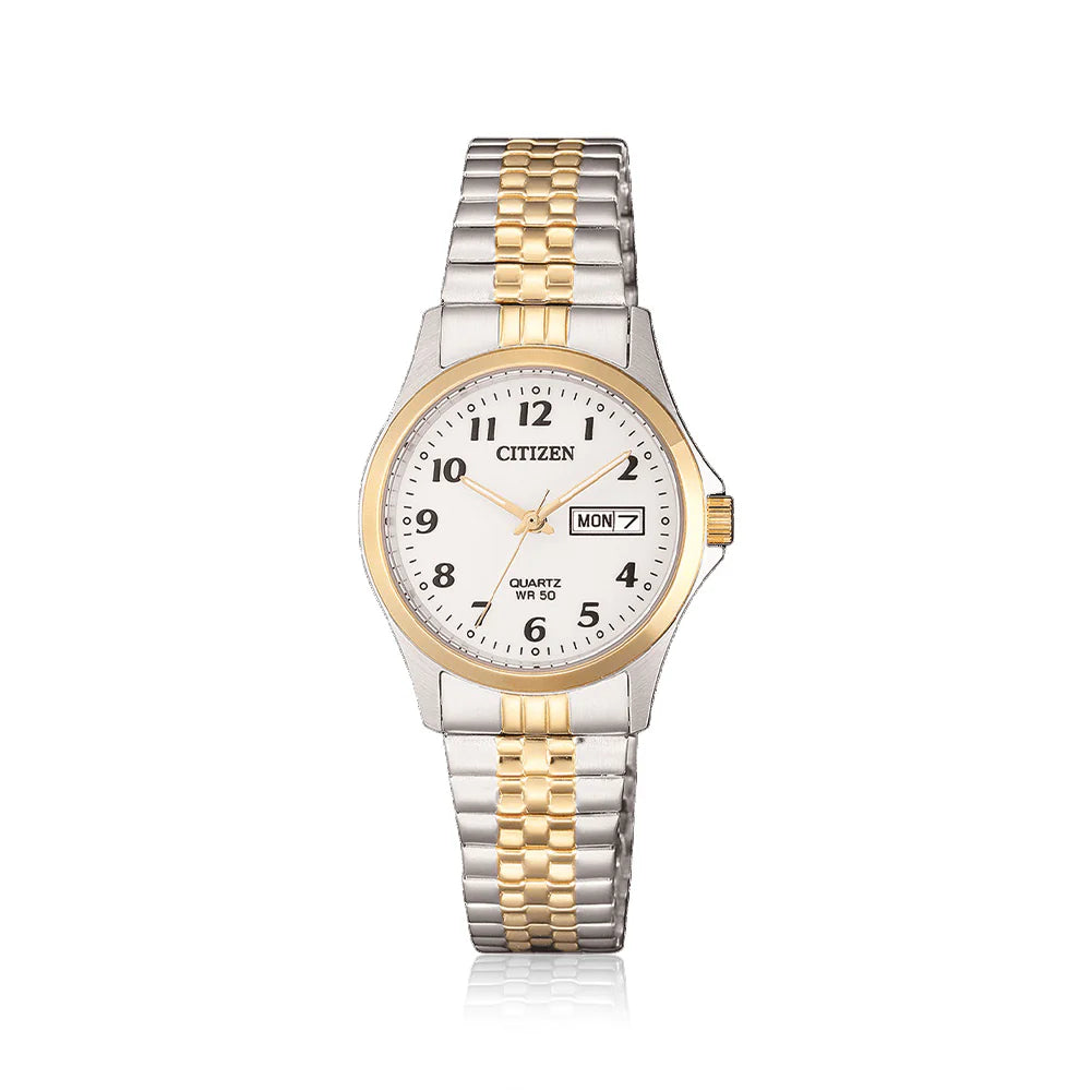 Citizen Lds Tt Quartz Silver/Gold