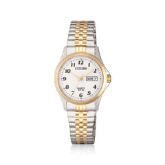 Citizen Lds Tt Quartz Silver/Gold