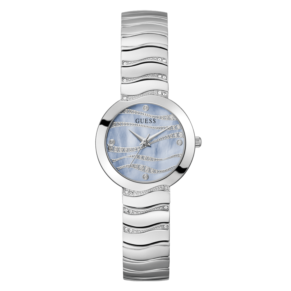 Guess Womens Analogue Watch In Silver