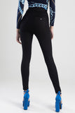 Sissy boy Ladies High Waist Sexy Curvy Fit Jeans In Black